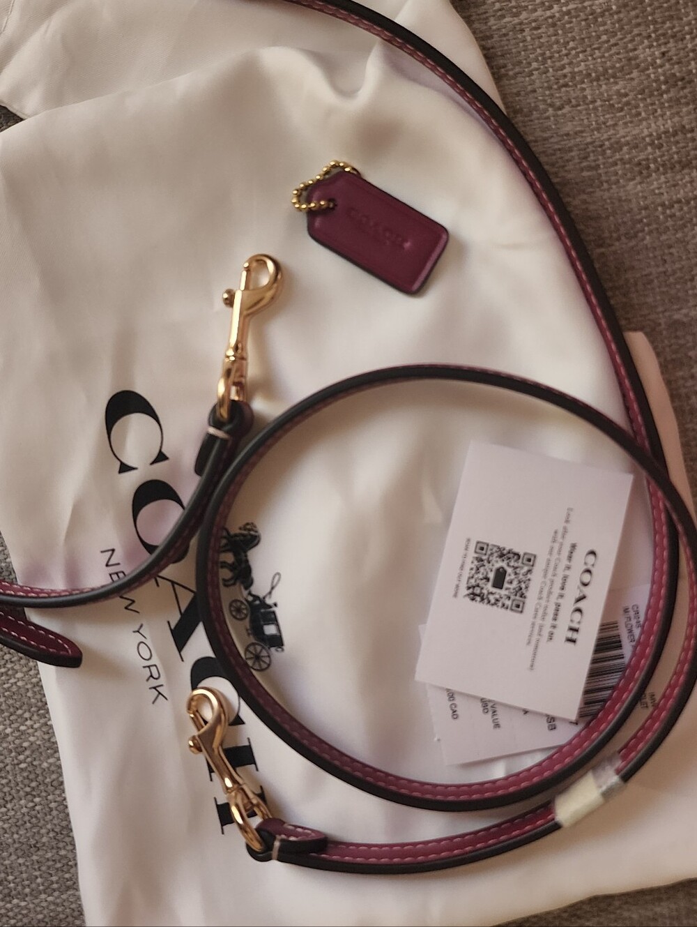 Coach Mini Rowan Crossbody Bag - Pink Cherry - Picture 2 of 16